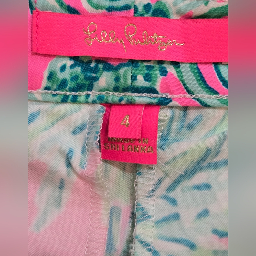 Lilly Pulitzer Colorful Tropical Print Pants - Picture 5 of 6